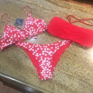 NWT ZAFUL 3 Piece Bikini Swimwear